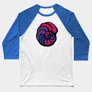 Bisexual Pride Flag Foram Foraminifera Micropaleontology Baseball T-Shirt